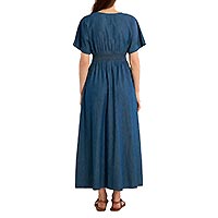 ROBE LONGUE MOLLY DARK BLUE - Molly Bracken