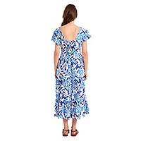 ROBE MOLLY BLUE PRINT - Molly Bracken