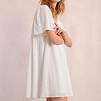 ROBE MOLLY BRODERIES BLANC - Molly Bracken