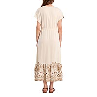 ROBE MOLLY ECRU BEIGE BRODEE - Molly Bracken