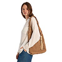 SAC MOLLY PAILLE OVERSIZE BEIGE - Molly Bracken