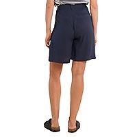 SHORT BLAZER TAILLE HAUTE NAVY - Molly Bracken