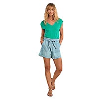 SHORT MOLLY COTTON BLUE - Molly Bracken