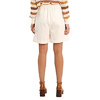 SHORT MOLLY TAILLE HAUTE BLANC - Molly Bracken