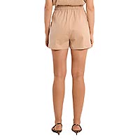 SHORT TAILLE HAUTE CEINTURE BEIGE - Molly Bracken