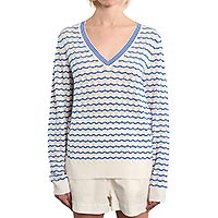 SWEATER LILI STRIPES BLUE - Lili Sidonio