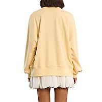 SWEATSHIRT LILI DRINK YELLOW - Lili Sidonio