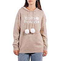 SWEAT POMPONS BEIGE - Molly Bracken
