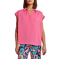 TOP LILI POLO PINK - Lili Sidonio