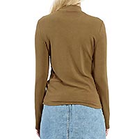 TOP MANCHES LONGUES KAKI - Lili Sidonio