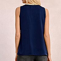 TOP MOLLY ENCOLURE IRISEE NAVY - Molly Bracken