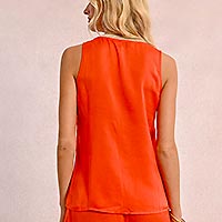 TOP MOLLY IRISEE CORAIL RED - Molly Bracken