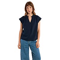 TOP SANS MANCHES MOLLY NAVY BLUE - Molly Bracken