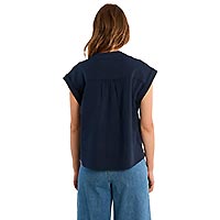 TOP SANS MANCHES MOLLY NAVY BLUE - Molly Bracken