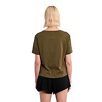 TSHIRT LILI COEUR KAKI - Lili Sidonio