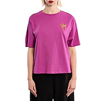 TSHIRT LILI OVERSIZE PALM PURPLE - Lili Sidonio