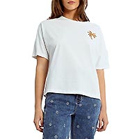 TSHIRT LILI PALM TREE WHITE - Lili Sidonio