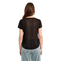 TSHIRT MOLLY COL V BLACK - Molly Bracken
