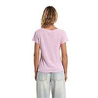 TSHIRT MOLLY COL V MAUVE - Molly Bracken