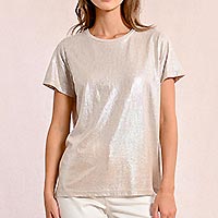 TSHIRT MOLLY IRISE BEIGE - Molly Bracken