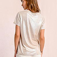 TSHIRT MOLLY IRISE BEIGE - Molly Bracken
