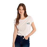 TSHIRT MOLLY VELO ECRU - Molly Bracken