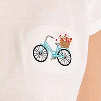 TSHIRT MOLLY VELO ECRU - Molly Bracken