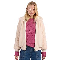 VESTE FOURRURE BEIGE - Molly Bracken