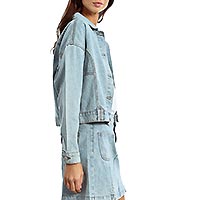 VESTE JEAN LIGHT BLUE - Lili Sidonio
