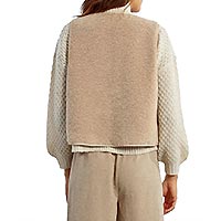 VESTE MOUTON BEIGE - Lili Sidonio