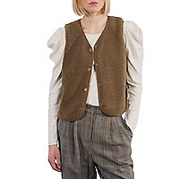 VESTE MOUTON KAKI - Lili Sidonio