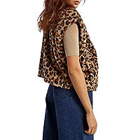 VESTE PANTHERE BEIGE - Lili Sidonio