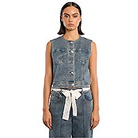 VESTON LILI DENIM BLUE - Lili Sidonio