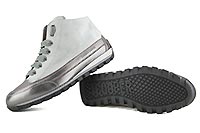 JANIS MID STRIP METALLIC GREY - Candice Cooper