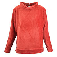 TOP PUCKY VELVET PAPRIKA - Charles design