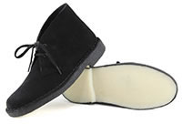 DESERT BOOT BLACK SUEDE W - Clarks