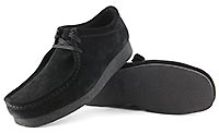 WALLABEE EVO BLACK SUEDE - Clarks
