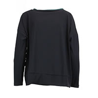 SWEAT RENATA BLACK GREY FOREST - Cocòl