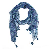 FOULARD AMOR BLEU - Colores de Otono