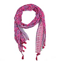 FOULARD AMOR FUXIA - Colores de Otono