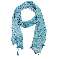 FOULARD AMOR TURQUOISE - Colores de Otono