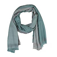 FOULARD ANGELA GREEN GREY - Colores de Otono