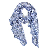 FOULARD ARONA BLEU LAVANDE - Colores de Otono