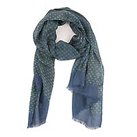 FOULARD AUGUSTE VERT BLEU - Colores de Otono