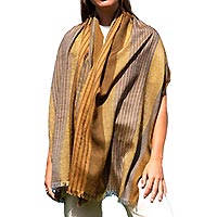 FOULARD BAYADERE MARRON - Colores de Otono