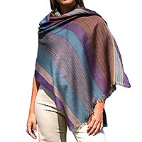 FOULARD BAYADERE MAUVE - Colores de Otono