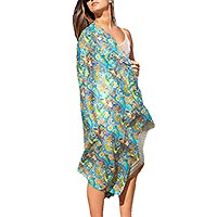 FOULARD BAYONNE TURQUOISE - Colores de Otono