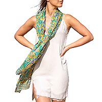 FOULARD BAYONNE VERT - Colores de Otono
