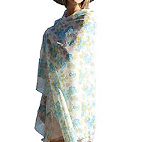 FOULARD BOTANIQUE CIEL - Colores de Otono
