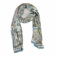 FOULARD FLORENCE BEIGE - Colores de Otono